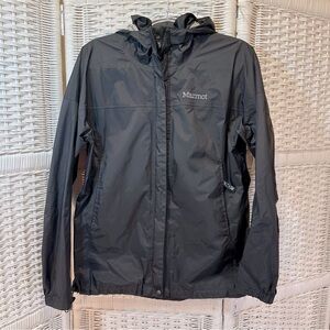 Marmot Black Hooded Jacket L